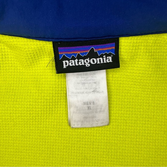 Patagonia Jacket Mens XL Blue Adze Polartec Softshell Windblock Bright B2 - Picture 6 of 16